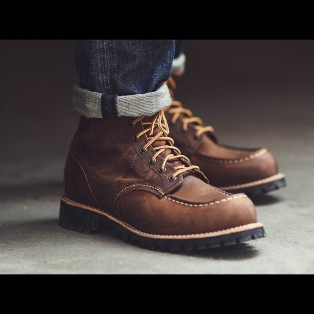 Red Wing® 6" classic moc-toe boots NWOT